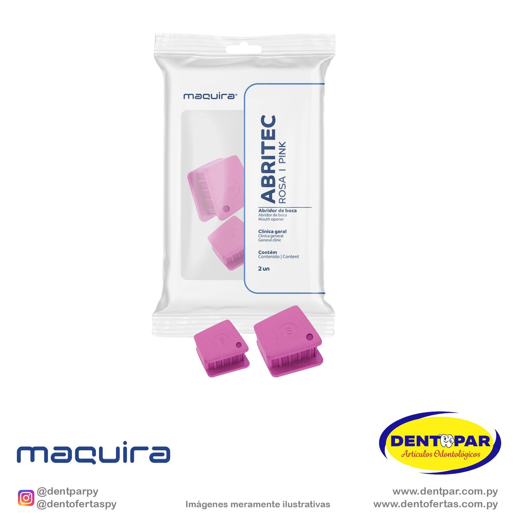 Imagen del producto Abre Boca Abritec Rosa C/2