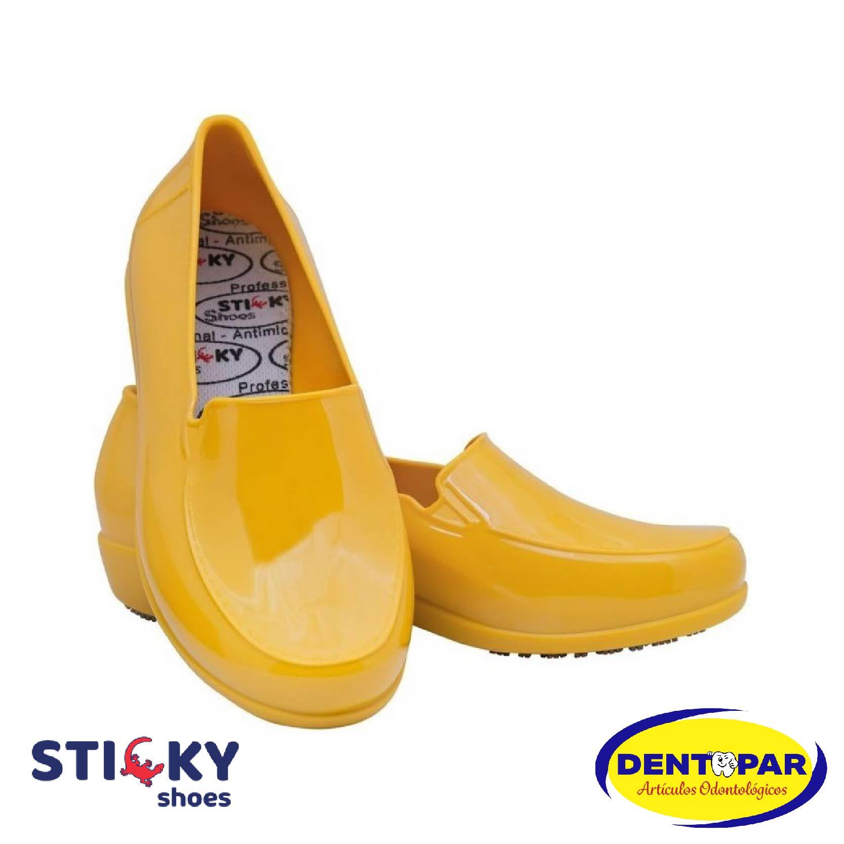Imagen del producto Sticky Shoes - Calzado Social Fem. Amarillo #34