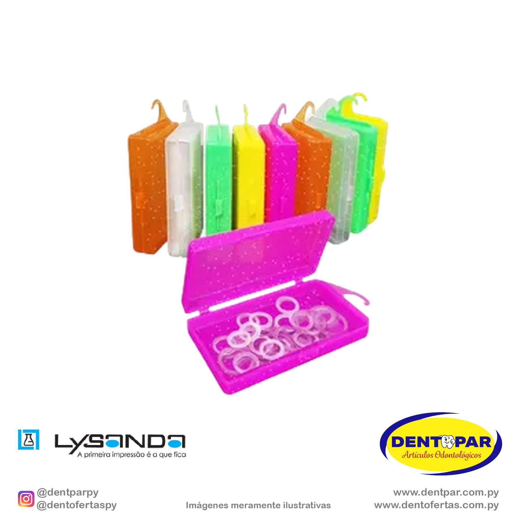 Imagen del producto Cajas para Elasticos Multiuso c/10 Surtidos con Glitter