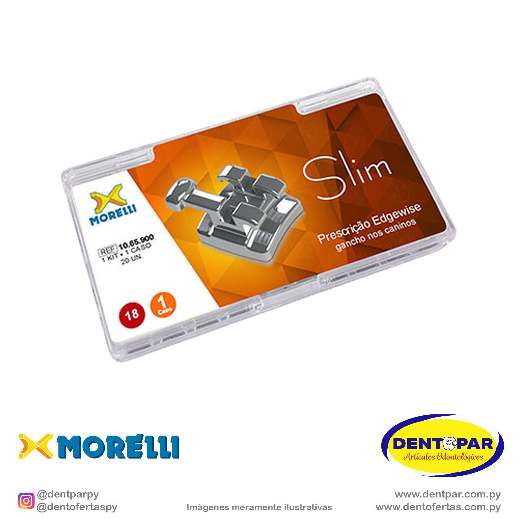 Imagen del producto Conj. brackets Edgewise Slim 018 C/G can