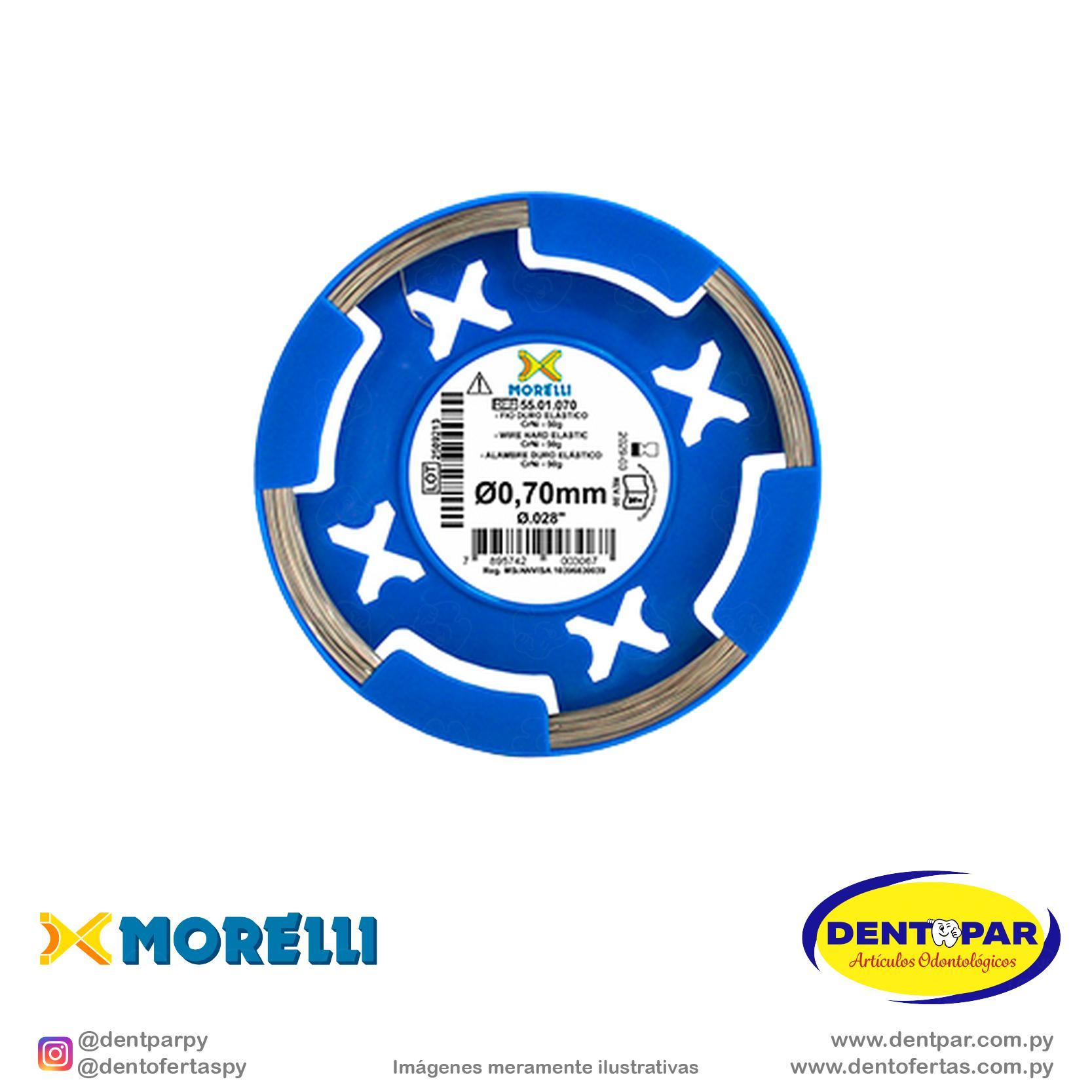Imagen del producto Alambre de acero duro 50g .70 16m
