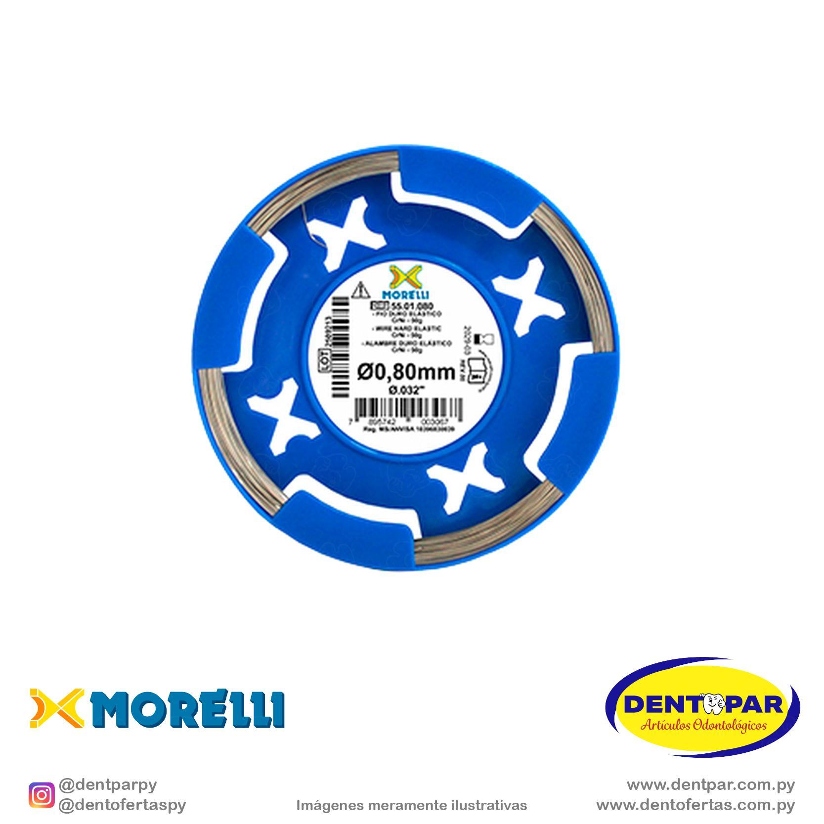 Imagen del producto Alambre de acero duro 50g .80 12m