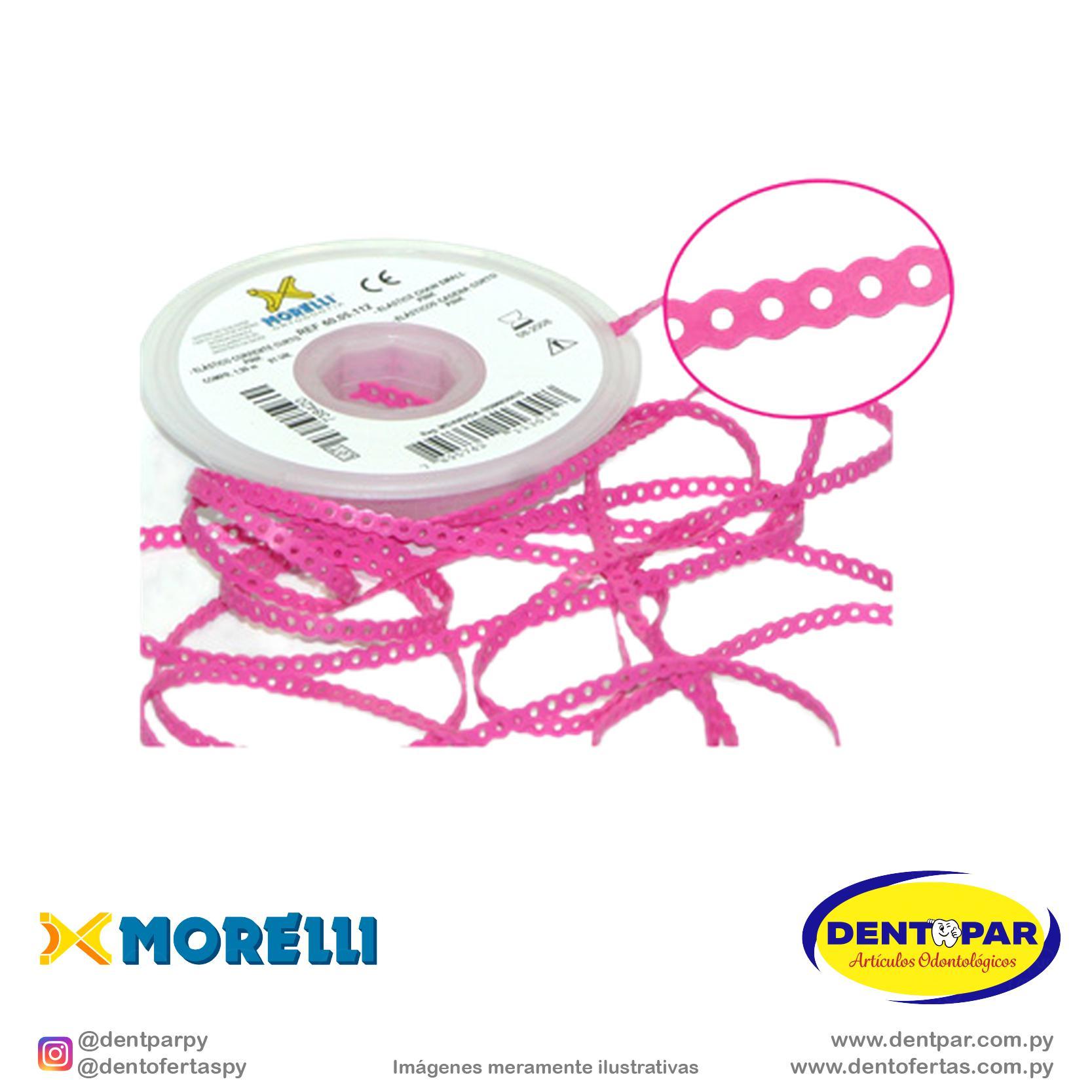 Imagen del producto Elastic cadena corto pink 1.5m