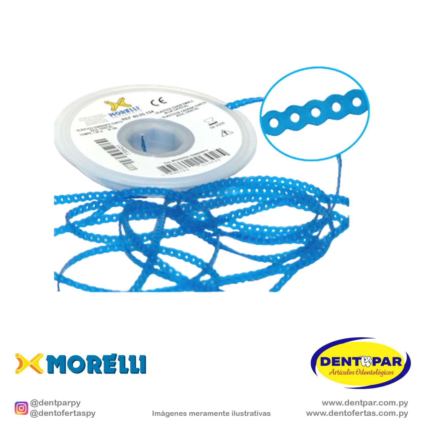 Imagen del producto Elastic cadena pequeño azul cristal 1.5m