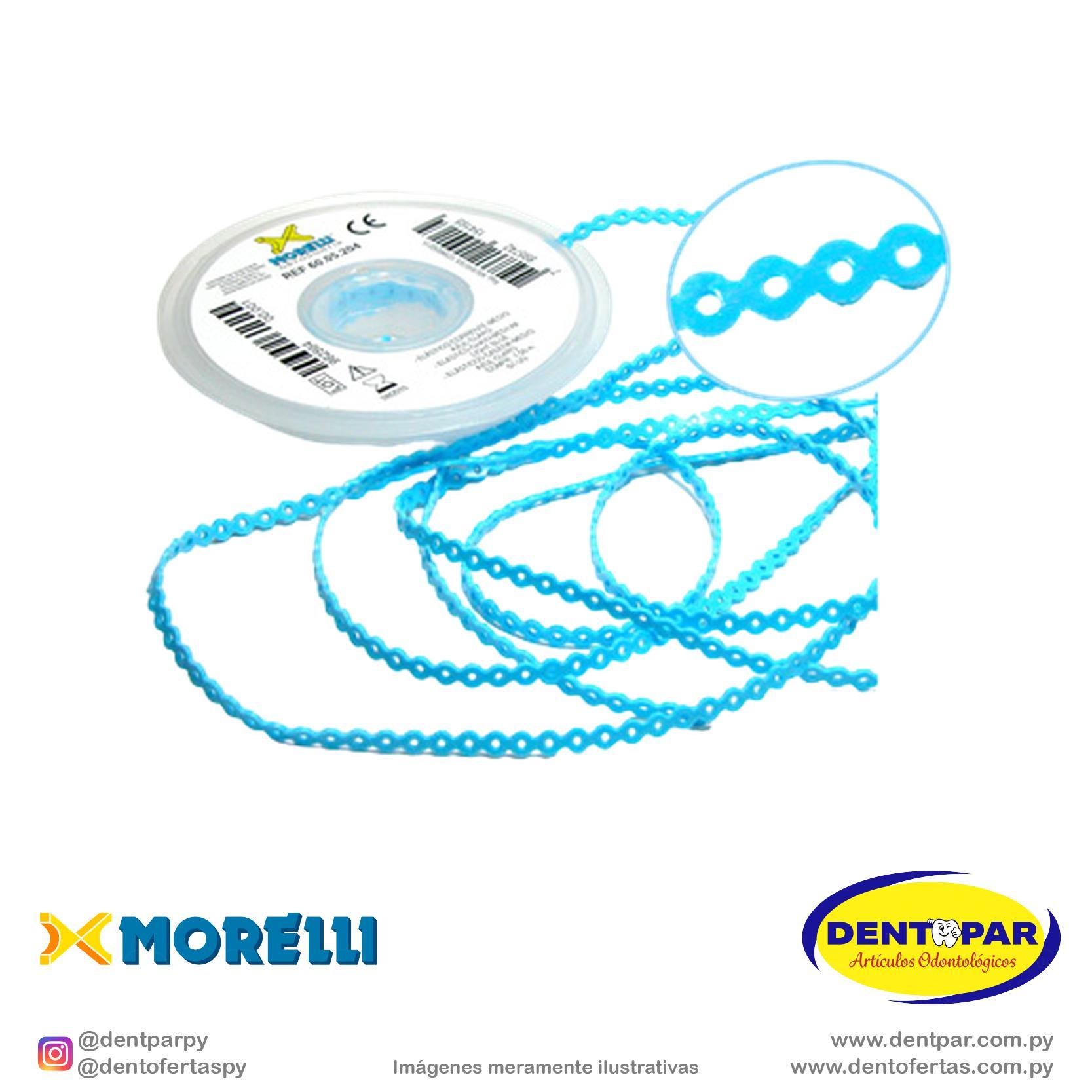 Imagen del producto Elastic cadena medio azul bebe 1.5mm