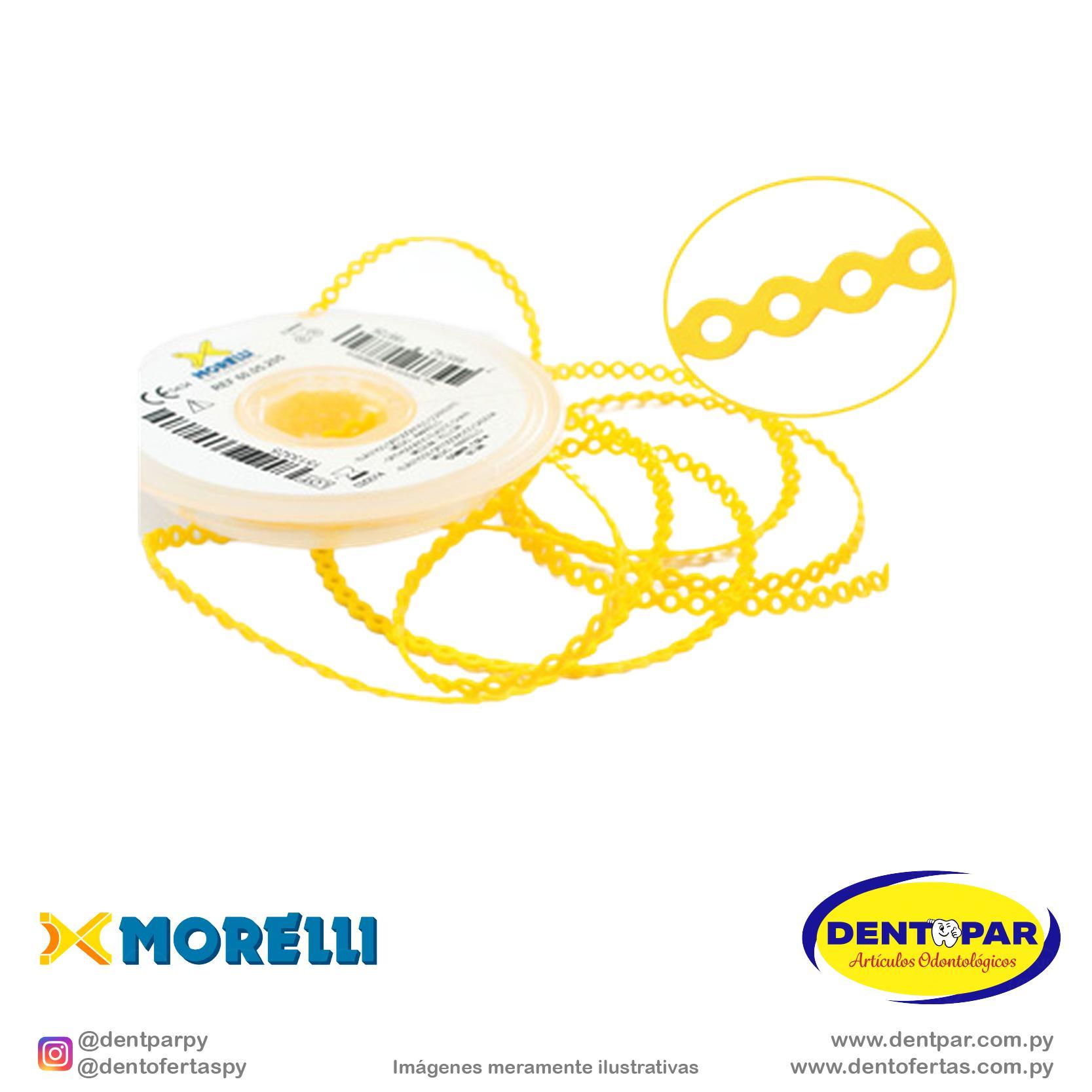 Imagen del producto Elastic cadena medio amarillo 1.5m