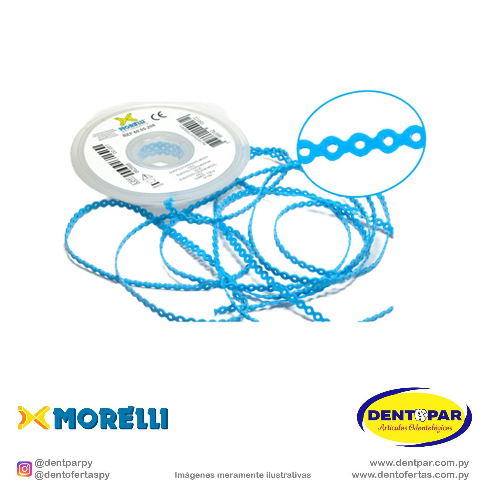 Imagen del producto Elastic cadena medio azul 1.5m