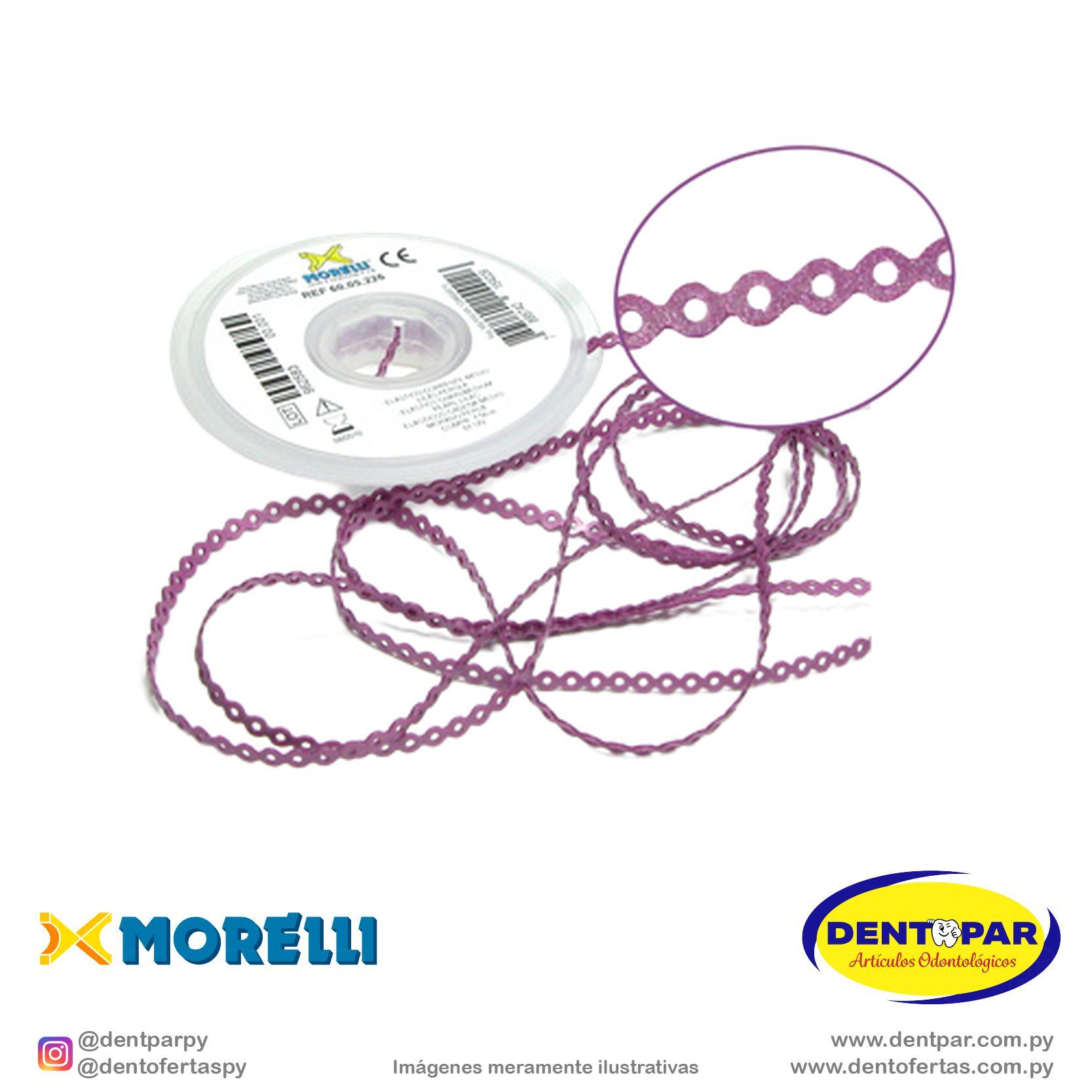 Imagen del producto Elastic cadena medio rosa perla 1.5mm