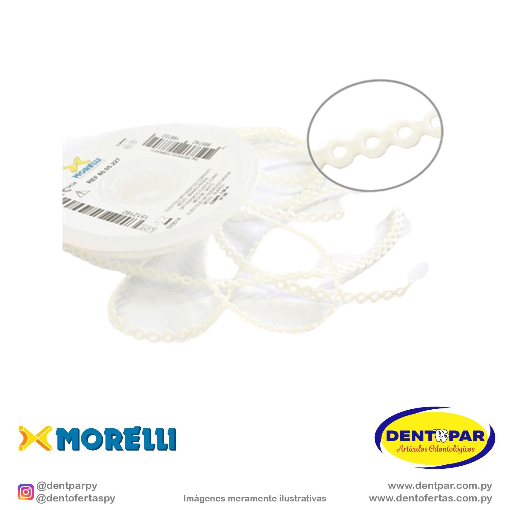 Imagen del producto Elastic cadena medio blanco 1.5mm
