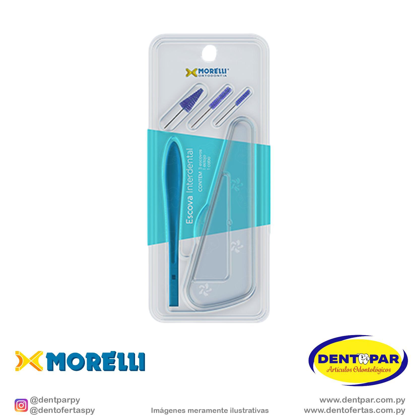 Imagen del producto Cepillo interdental azul C/3 refill